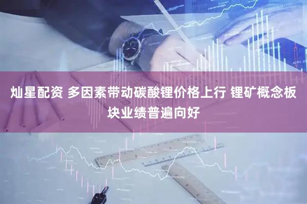 灿星配资 多因素带动碳酸锂价格上行 锂矿概念板块业绩普遍向好